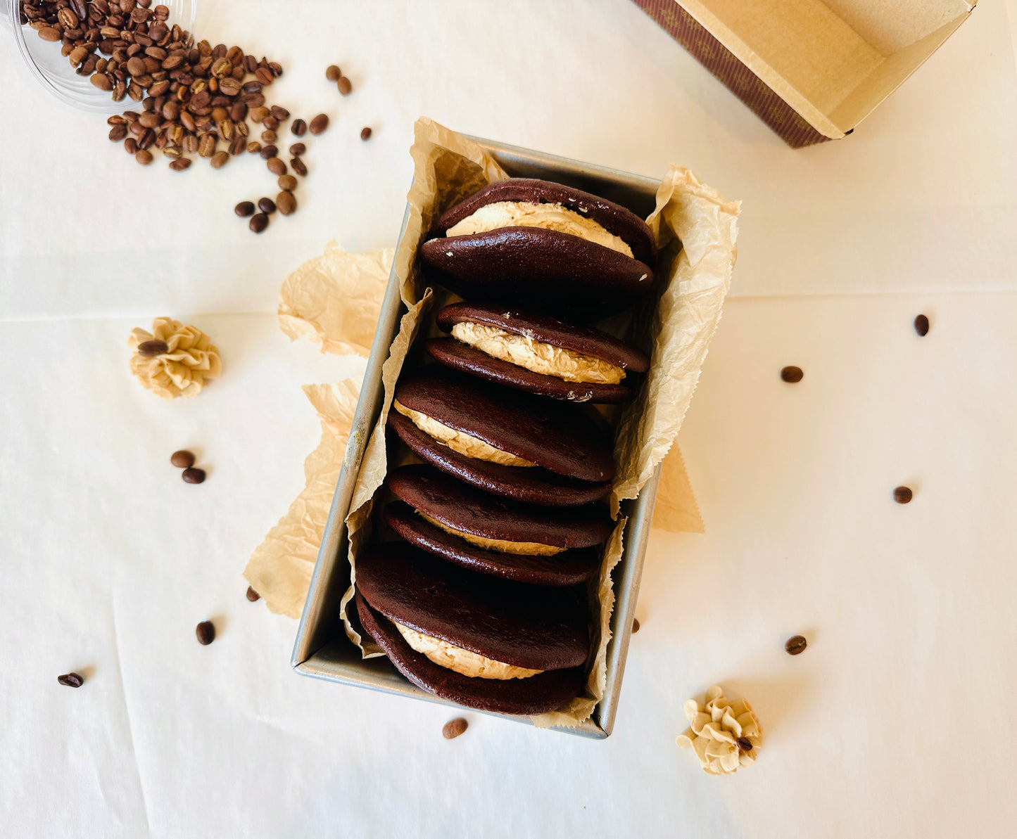 Chocolate Coffee Whoopie Pies