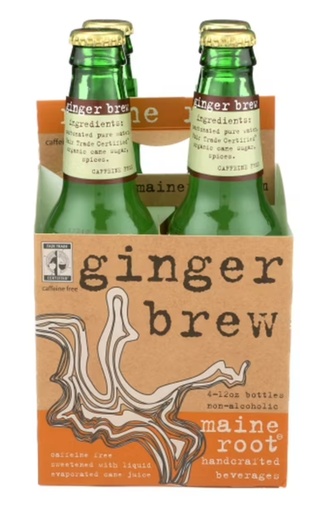 Maine Root Soda- Ginger Brew 4 pack