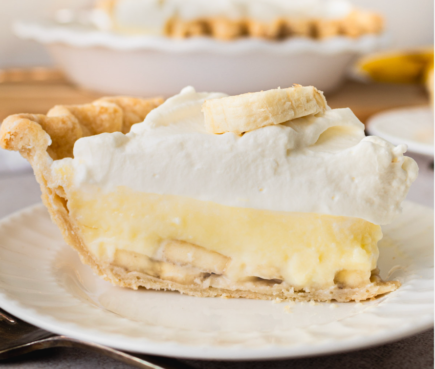 Pie Slice- Banana Cream