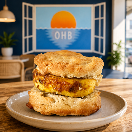 Breakfast sandwich- bacon, egg, & cheese
