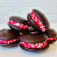 Chocolate Valentine's Day Sprinkle Whoopie Pies