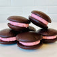 Chocolate Raspberry Whoopie Pies