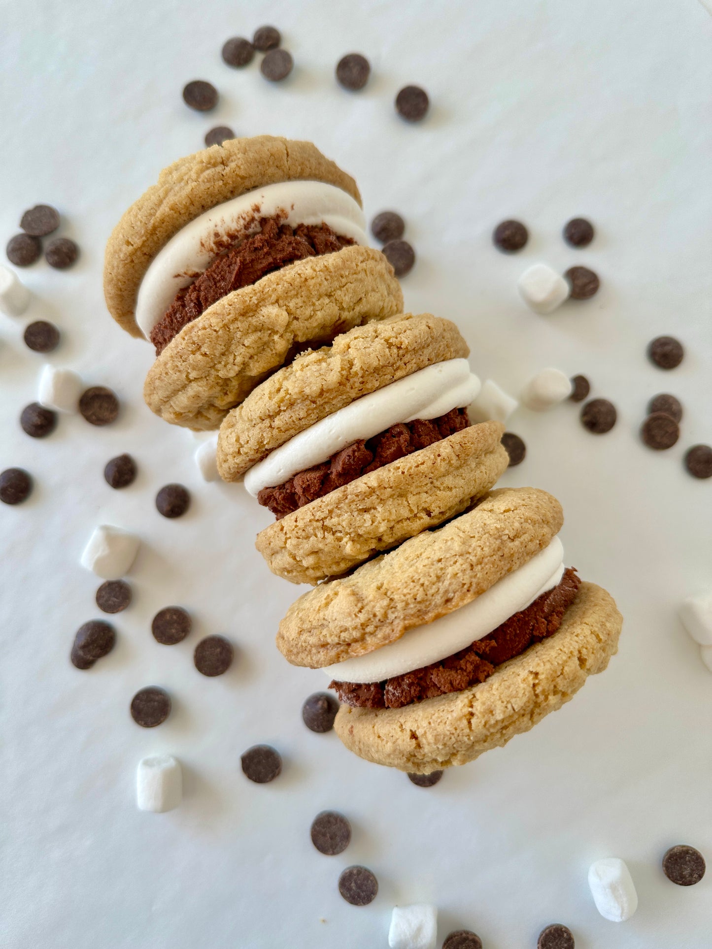 S'mores Cookie Sandwiches