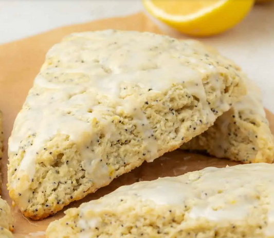 Lemon Poppy Scone