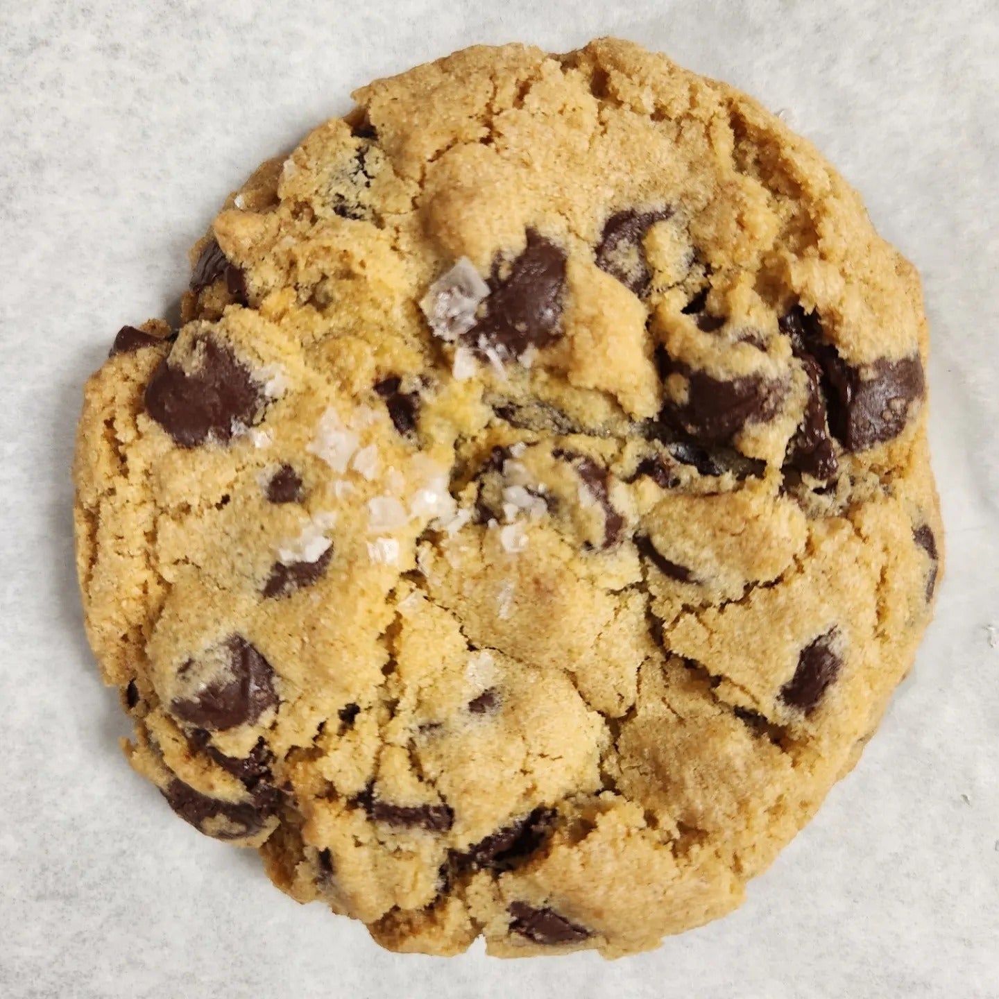 MINI Chocolate Chip Sea Salt Cookies